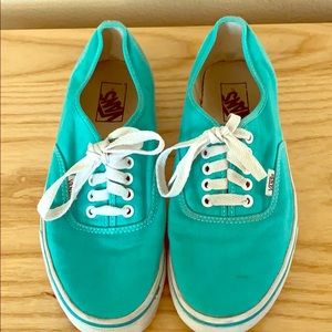 Vans Turquoise Shoes